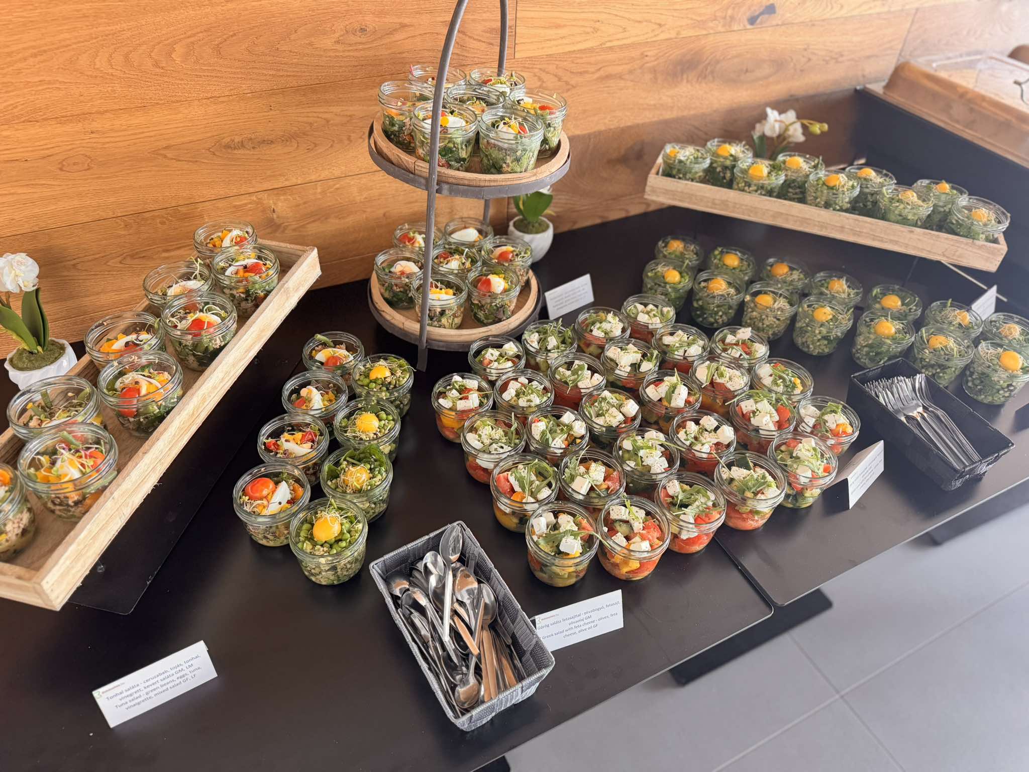 Paleo catering jars